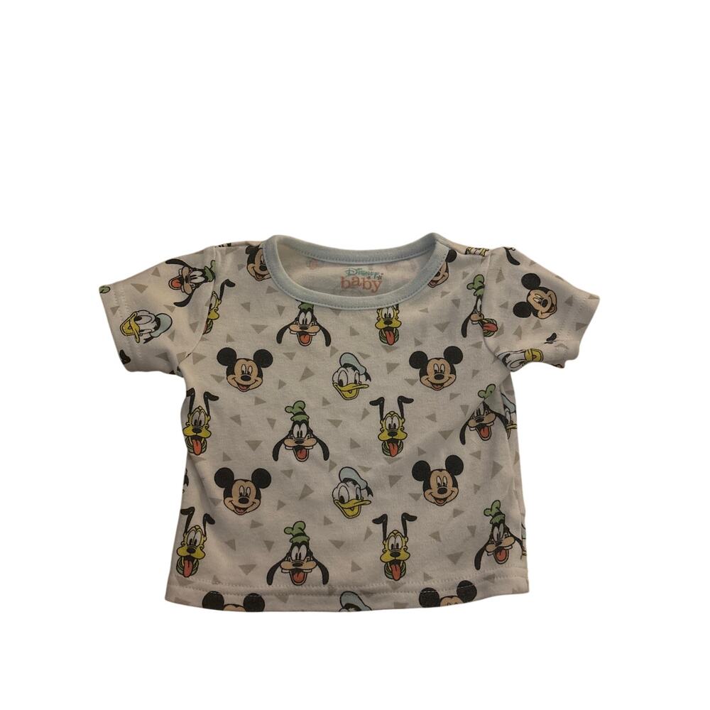 DISNEY BABY Mickey Donald and Goofy t shirt 0-3 months